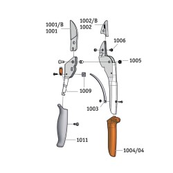 Löwe rávágó metszőolló forgónyeles markolattal 1109