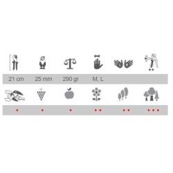 Löwe rávágó metszőolló műanyag nyéllel 2104