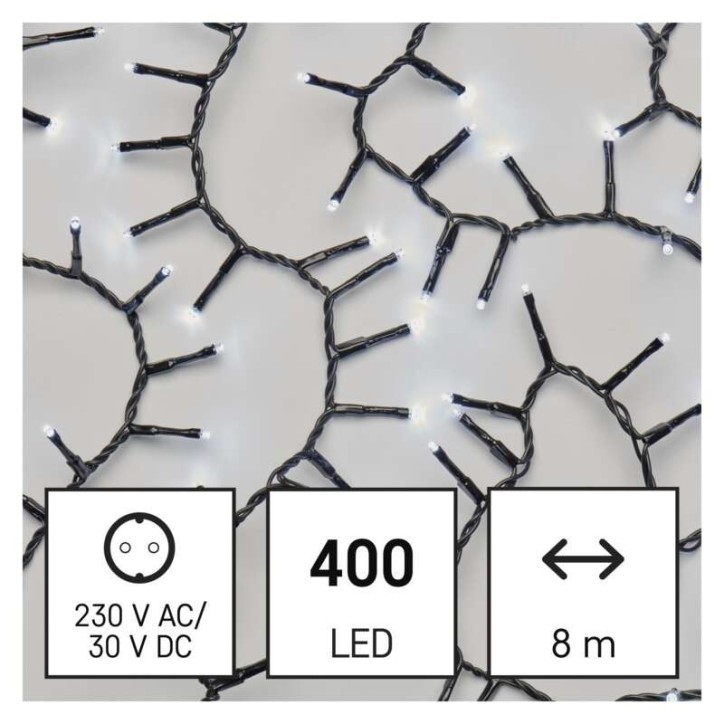 Fényfűzér LED 400 D4BC02 kültéri beltéri időzítő Fényfűzér LED 400 D4BC02 kültéri beltéri időzítő