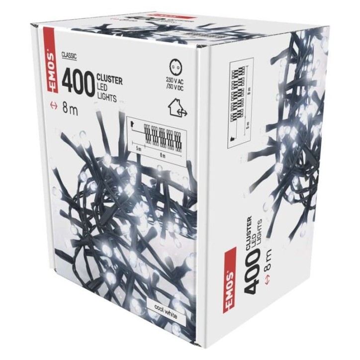 Fényfűzér LED 400 D4BC02 kültéri beltéri időzítő Fényfűzér LED 400 D4BC02 kültéri beltéri időzítő