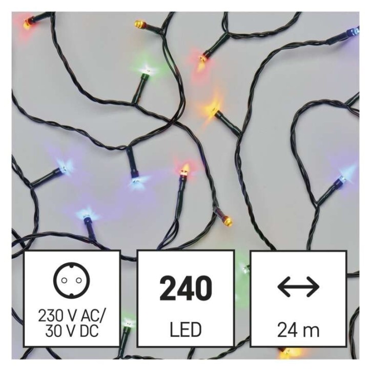 Fényfűzér LED 240 D4AM05 kültéri beltéri időzítő Fényfűzér LED 240 D4AM05 kültéri beltéri időzítő