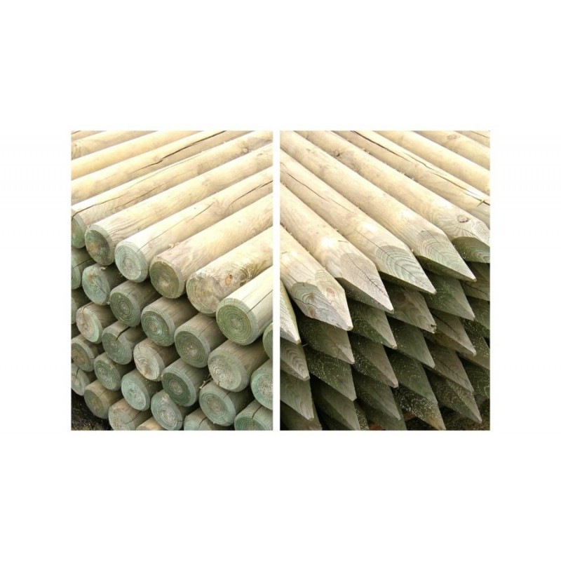 Hegyezett cölöp Ø5cm 200cm