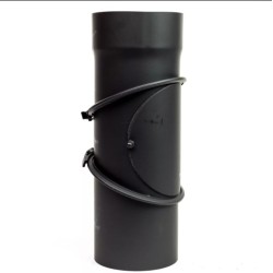 Bertrams füstcső könyök 130mm Ø 0-90° állítható