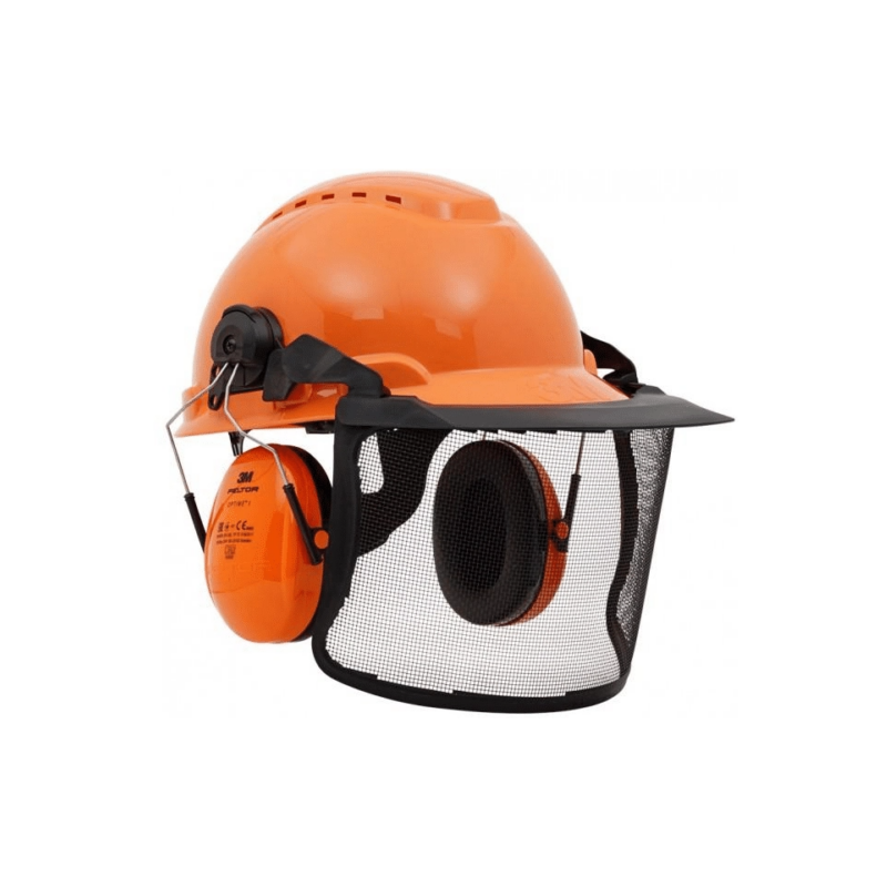 Védőálarc Fülvédő + szita arcvédő Solidur 003-CA05