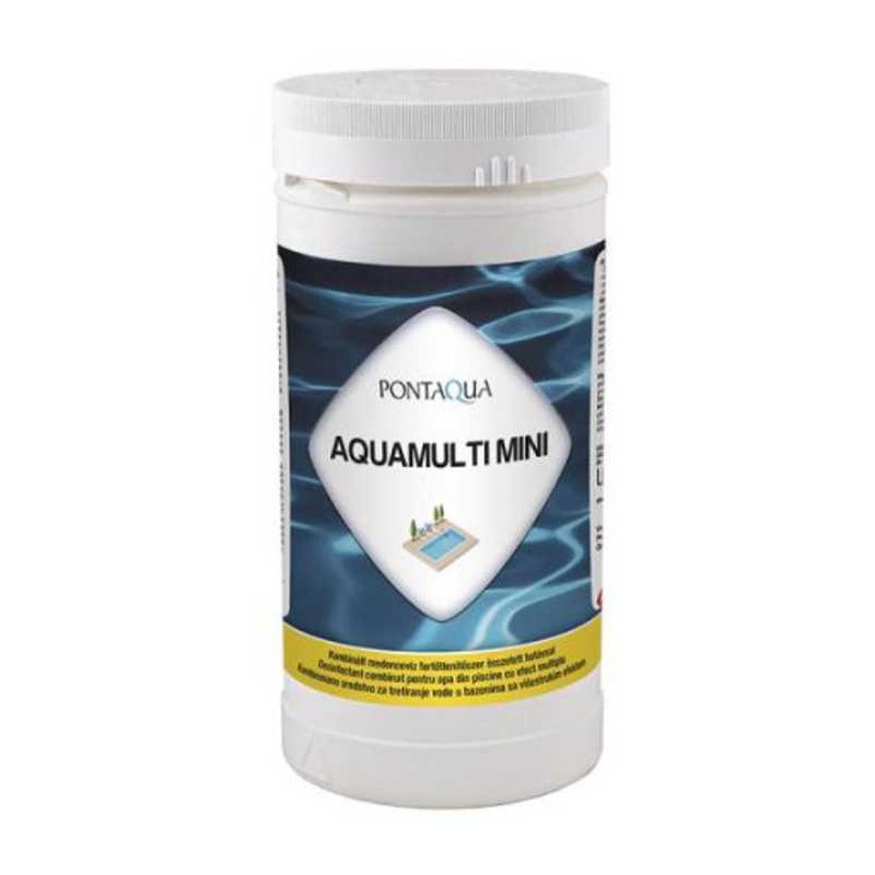 Aquamulti klórtabletta 20g hármas hatású medence vegyszer 1kg Pontaqua