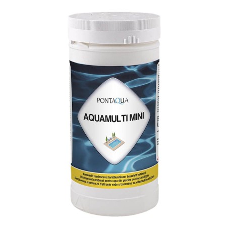 Aquamulti mini klórtabletta 20g hármas hatású medence vegyszer 1kg Pontaqua