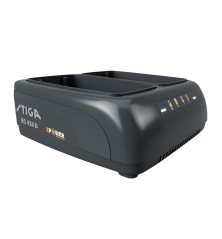 STIGA dupla akkumulátortöltő EC 415D