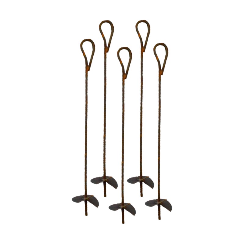 Végoszlop feszítő csiga natur