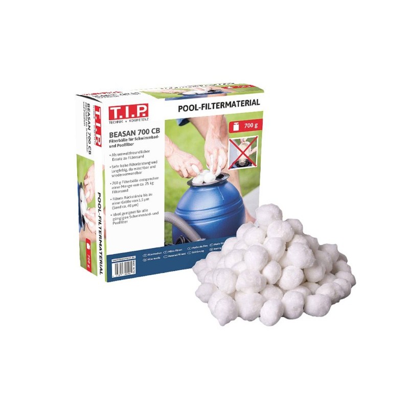 TIP Szűrőlabda BEASAN 700CB 700g medenceszűrőhöz - szűrőhomok helyett