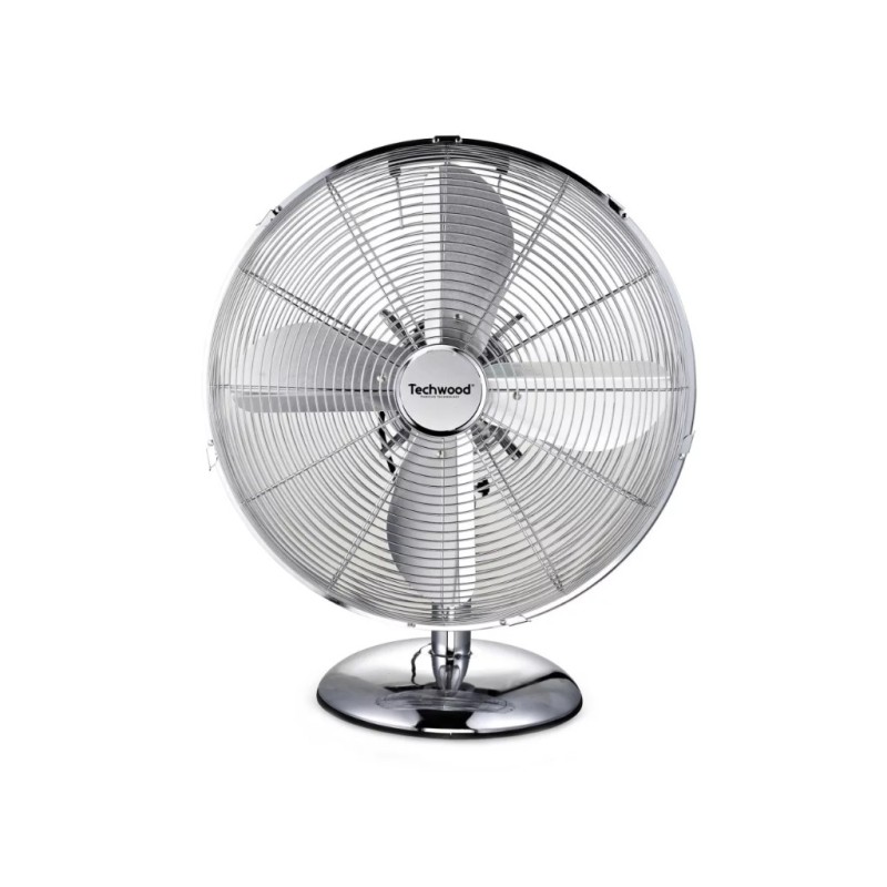 Techwood TVI-335 fém asztali ventilátor 30cm lapátátmérő, 45W, 3 sebesség oszcillálás