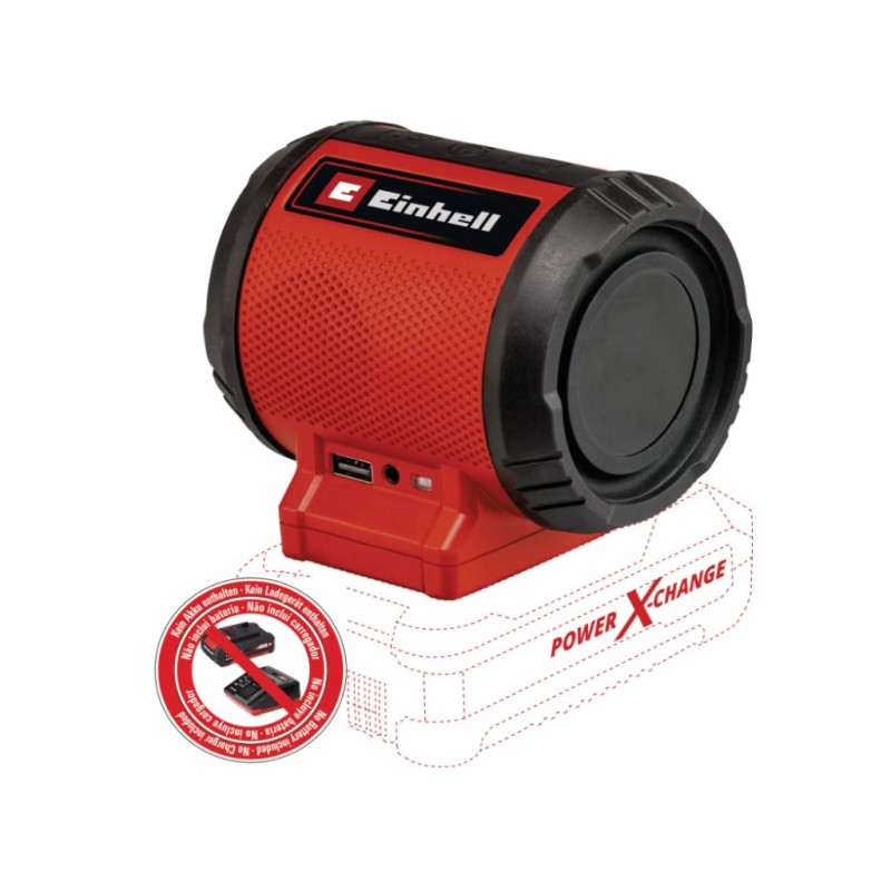 Einhell TC-SR 18 Li BT Power X-Change akkus Bluetooth hangszóró Einhell TC-SR 18 Li BT Power X-Change akkus Bluetooth hangszóró