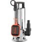 Black+Decker BXUP1100XDE merülő szivattyú – 1100W inox ház 16 500 l/h