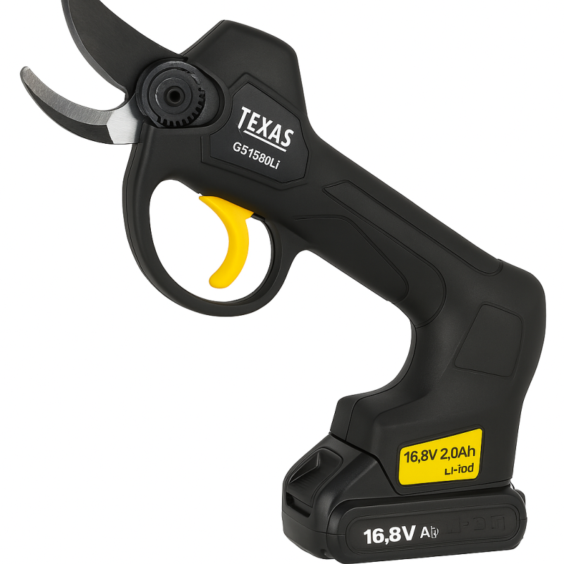 Texas GS1680Li akkus ágvágó metszőolló – 16,8 V, max. 25 mm ágvastagság