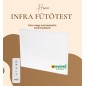 HOME FKIR 351 infra hibrid elektromos fűtőpanel – 350 W, falra szerelhető