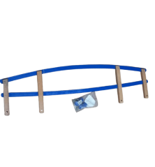 Fa szánkó háttámla