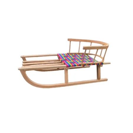 Fa Szánkó Háttámlával 87cm