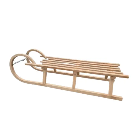 Fa Szánkó Szövetes Üléssel 118 cm Színes