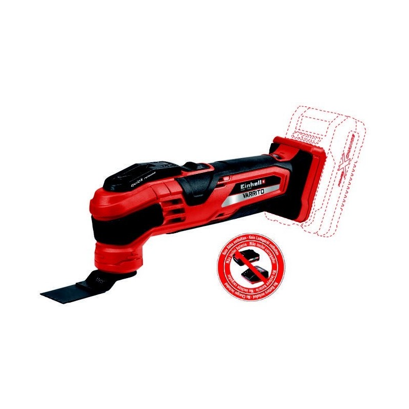Einhell VARRITO Solo akkus multicsiszoló 18V Power X-Change multifunkciós gép