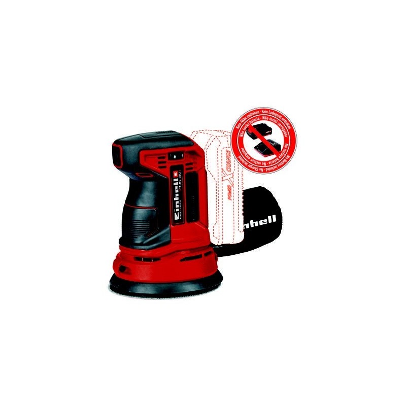 Einhell TE-RS 18 Li-Solo akkus excenter csiszoló 18V Power X-Change 125 mm