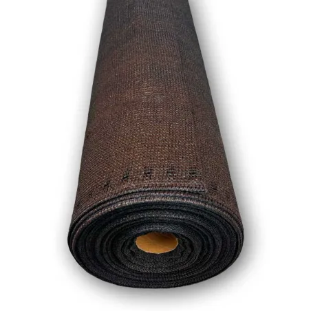 Árnyékoló háló 1,5x10m barna 160gr/m2 90%
