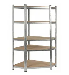 Salgó polc RPX-RAF - 5 polc 180×90×90×40cm 175kg teherbírás horganyzott