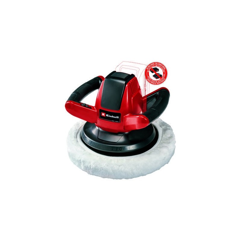 Einhell CE-CB 18/254 Li-Solo akkus polírozó 18V autó polírozó gép 254 mm