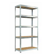 Salgó polc RPX-RAF - 5 polc 180×90×40cm 265kg teherbírás fekete