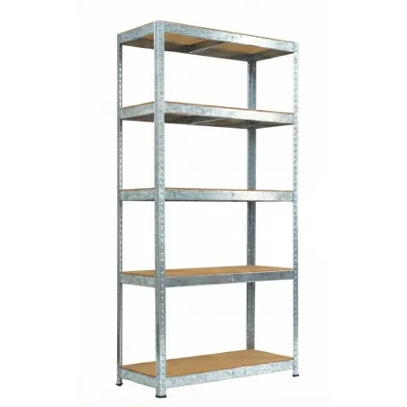 Salgó polc RPX-RAF - 5 polc 180×90×40cm 265kg teherbírás fekete