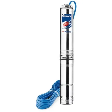 Pedrollo 4BLOCKm 4/9 Csőkút Szivattyú 230V 750W 20m Kábellel
