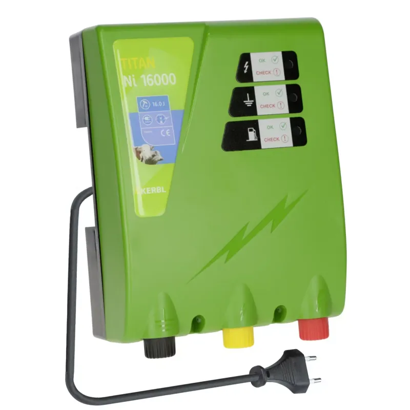 KERBL TITAN Ni 16000 villanypásztor készülék 230 V 16 J 392546