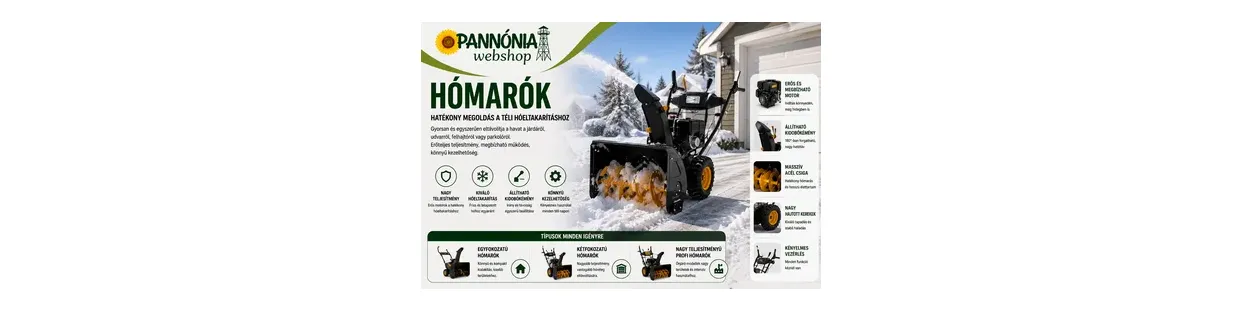Hómarók | Gyors és hatékony hóeltakarítás télen