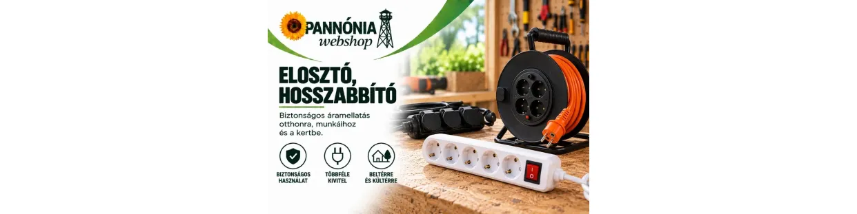 Elosztók és hosszabbítók | Kábeldobok és hosszabbítók